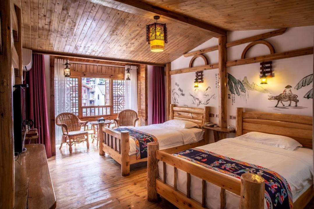 Mountain View Guesthouse Zhangjiajie Exterior foto