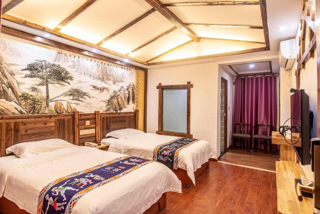 Mountain View Guesthouse Zhangjiajie Exterior foto