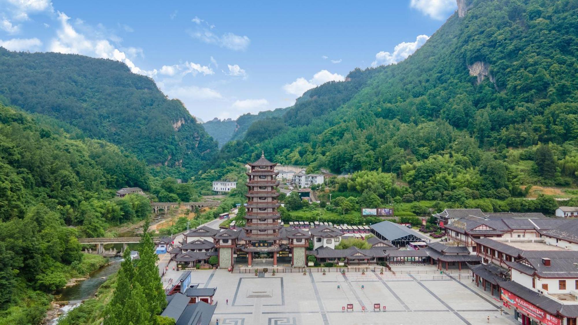 Mountain View Guesthouse Zhangjiajie Exterior foto